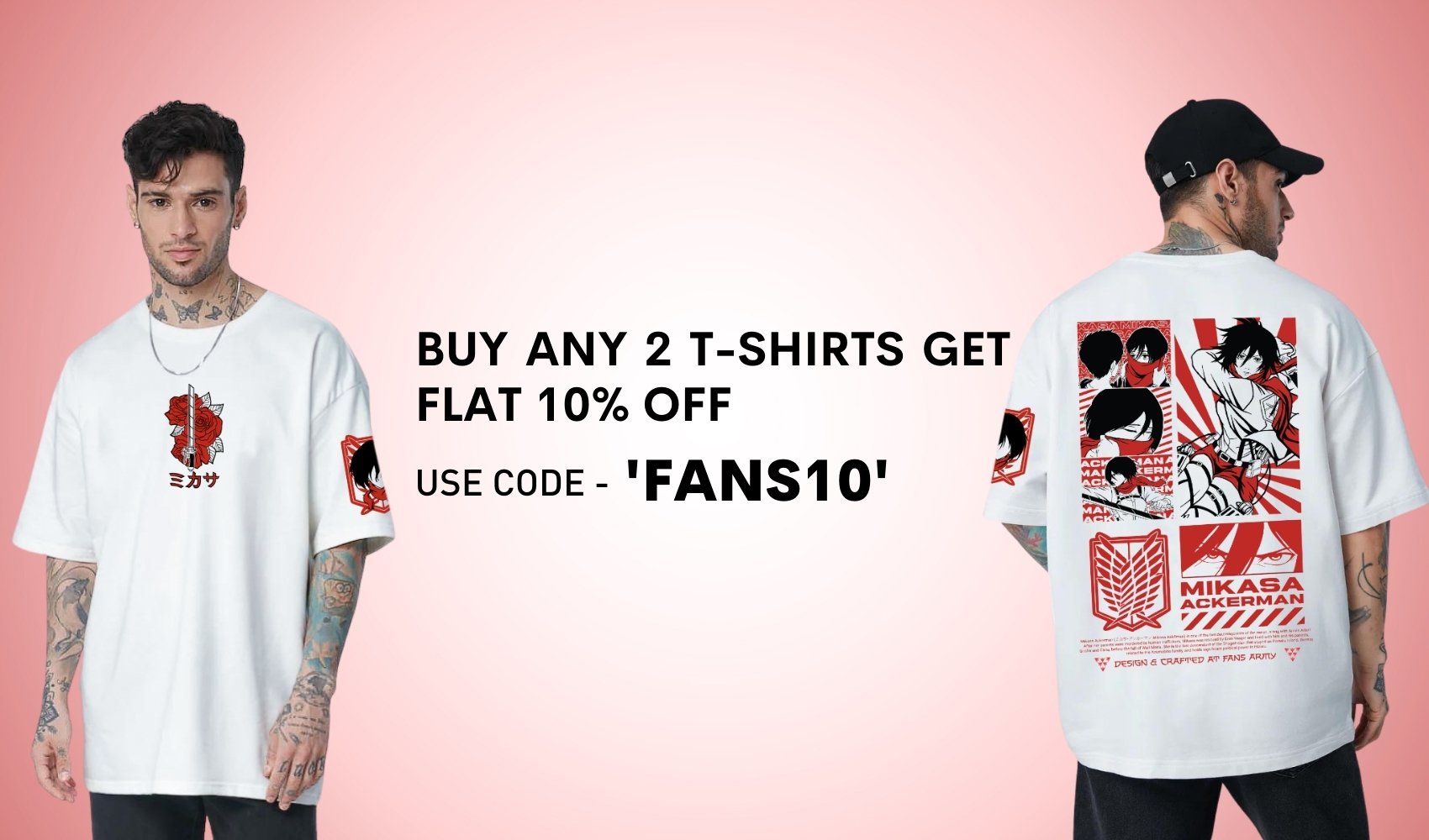 anime t-shirts, Fans Army Coupon CODE