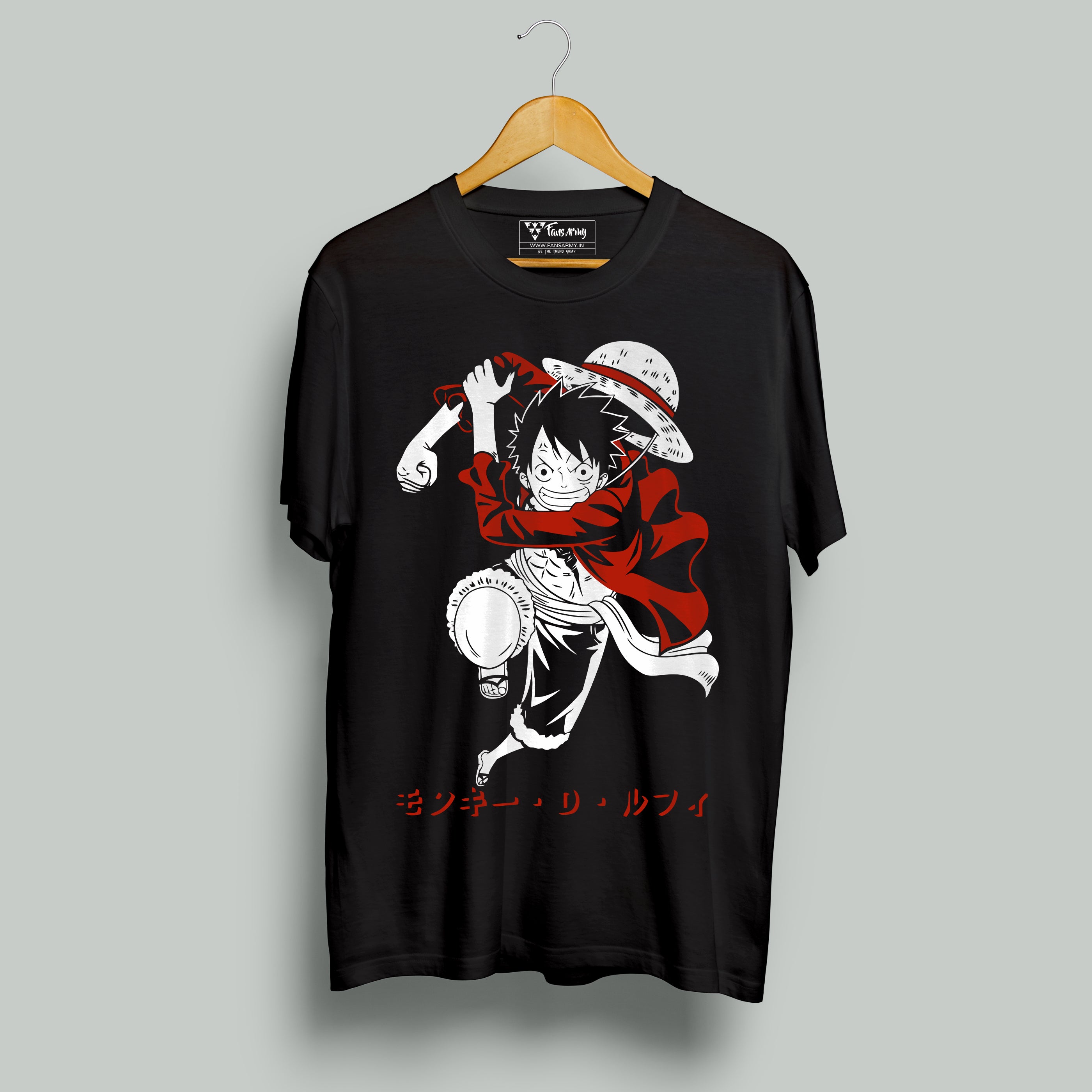 Buy One Piece T shirt Monkey D Luffy Anime T shirt Online India